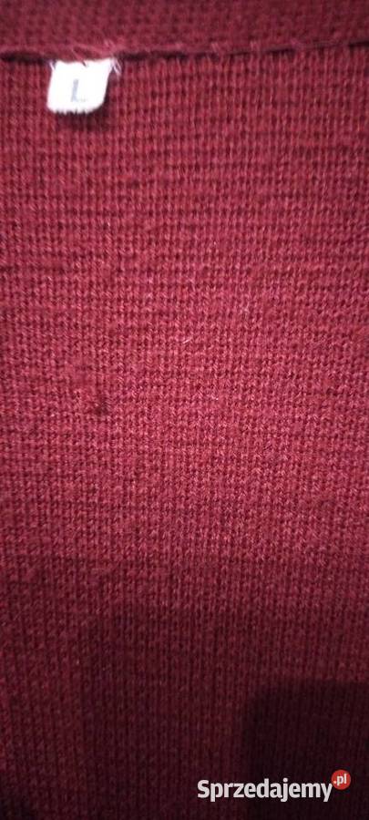 Kardigan damski w kolorze bordowym Rozpinane  Lublin
