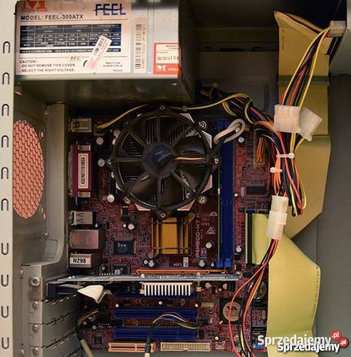 Sprawny Komputer gotowy do używania z monitorem Klasy Pentium 4, D sprzedam