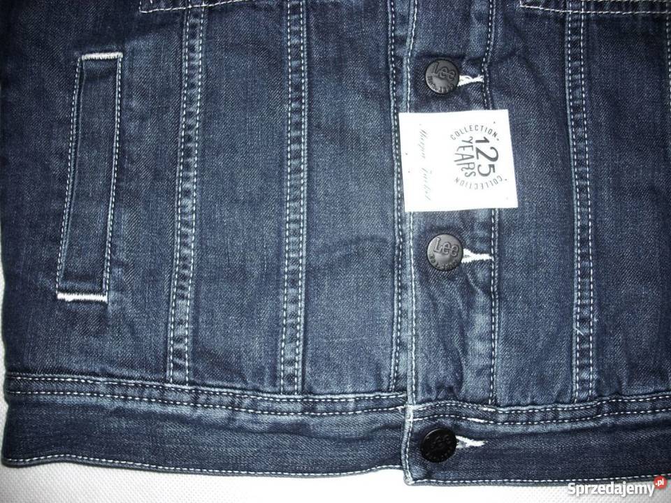 Lee Kurtka Dżinsowa Futerko Ciepła Nowa XS 34 36 Dżins  Kurtki i płaszcze Nowy Sącz