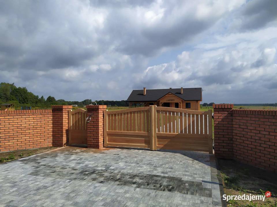 Brama drewniana model B1 Stanpor sprzedam
