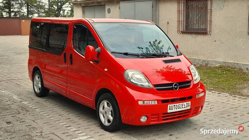 Opel Vivaro 19DCi Passenger Klima Alu Hak 8 osób 101KM