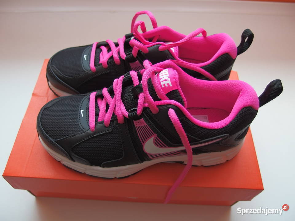 buty nike czarno różowe adidasy bieganie 225 kujawsko-pomorskie Toruń