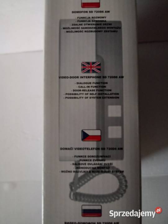 Domofon typ SD720D6A Olkusz sprzedam