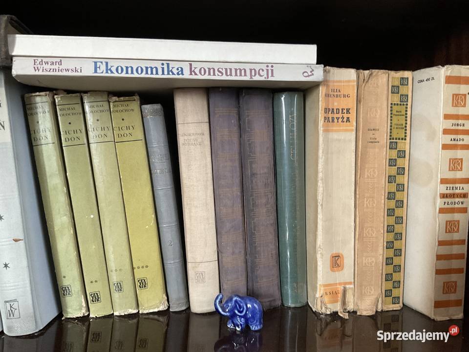 Księgozbiory mieszane dzieła epopeje powieści mazowieckie Warszawa sprzedam