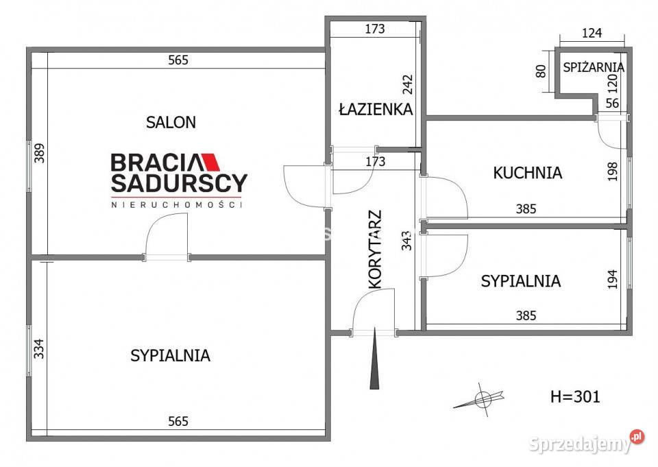 Mieszkanie 6516 metrów 3 pokoje Kraków