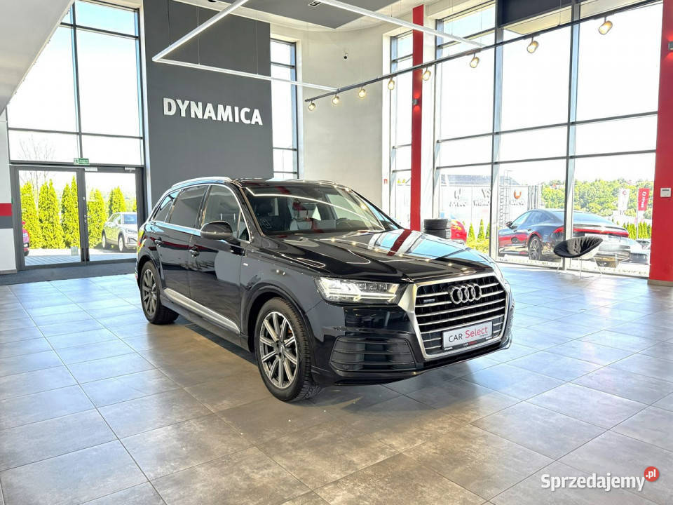 Audi Q7 30TDI 218 tiptronic quattro 2017 r salon kurtyny powietrzne Myślenice sprzedam