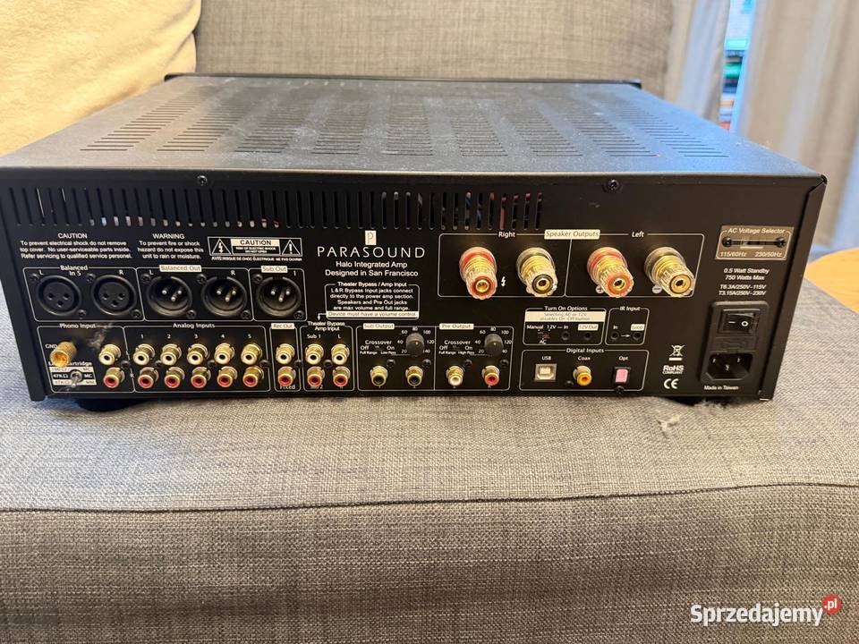 Wzmacniacz Parasound dac phono subwoofer Wzmacniacze i pokrewne Gdańsk
