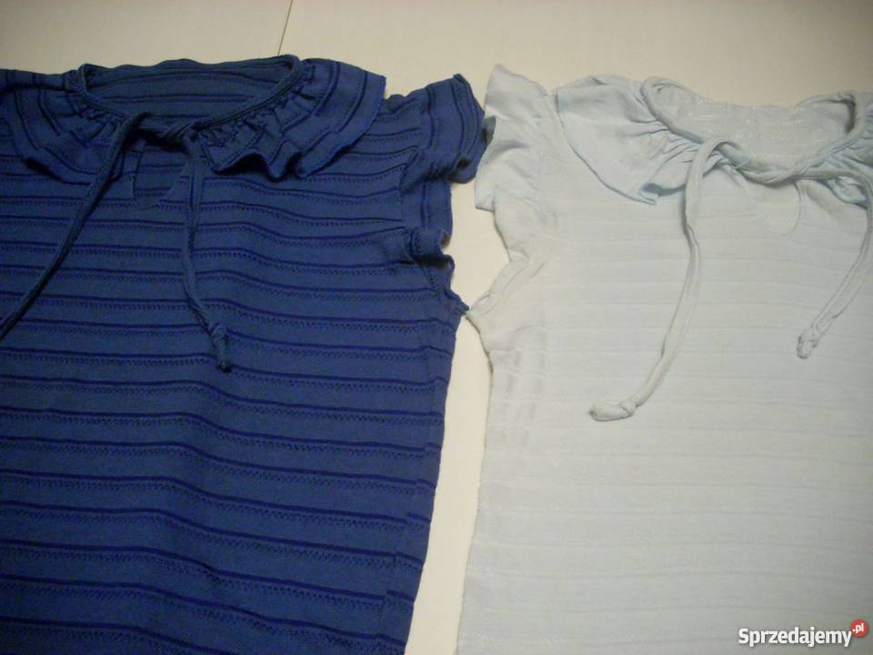 Dwie bluzki Falbanki Wiązanie M L Nowy Sącz