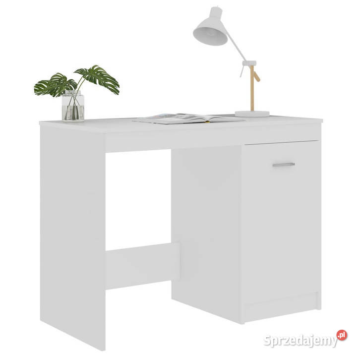 Biurko białe 100x50x76 materiał drewnopochodny Pozostałe Warszawa