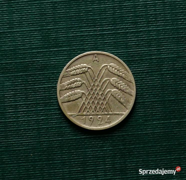 NIEMCY 10 rentenfenigów 1924r A Berlin Kolekcje sprzedam