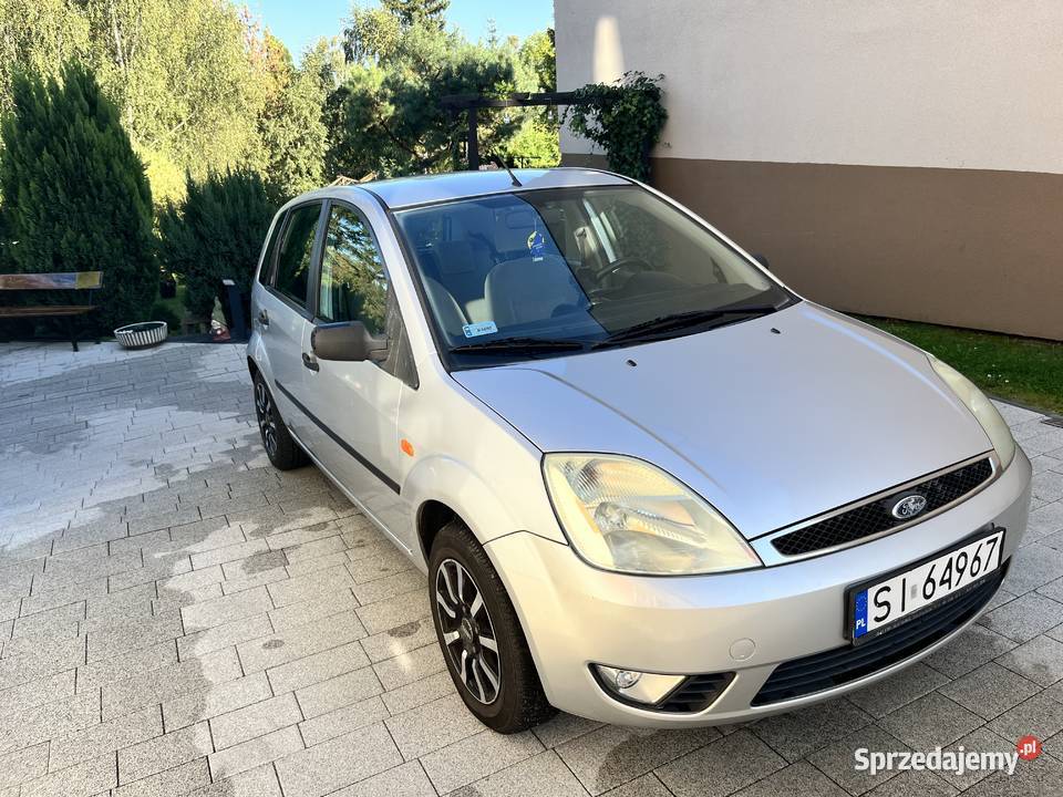 Ford Fiesta MK VI Ghia srebrny metalik 13 70KM Siemianowice Śląskie