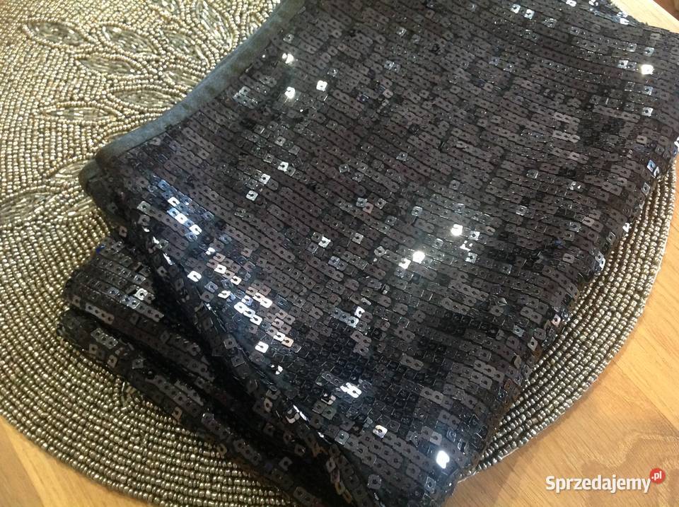 Spódnica Spódniczka Mini Czarna Cekinowa Damska sprzedam