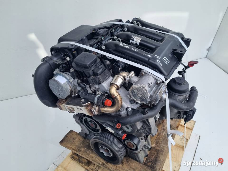 SILNIK KOMPLET BMW X3 E83 20 D DIESEL 150 pali osobowe Rudka