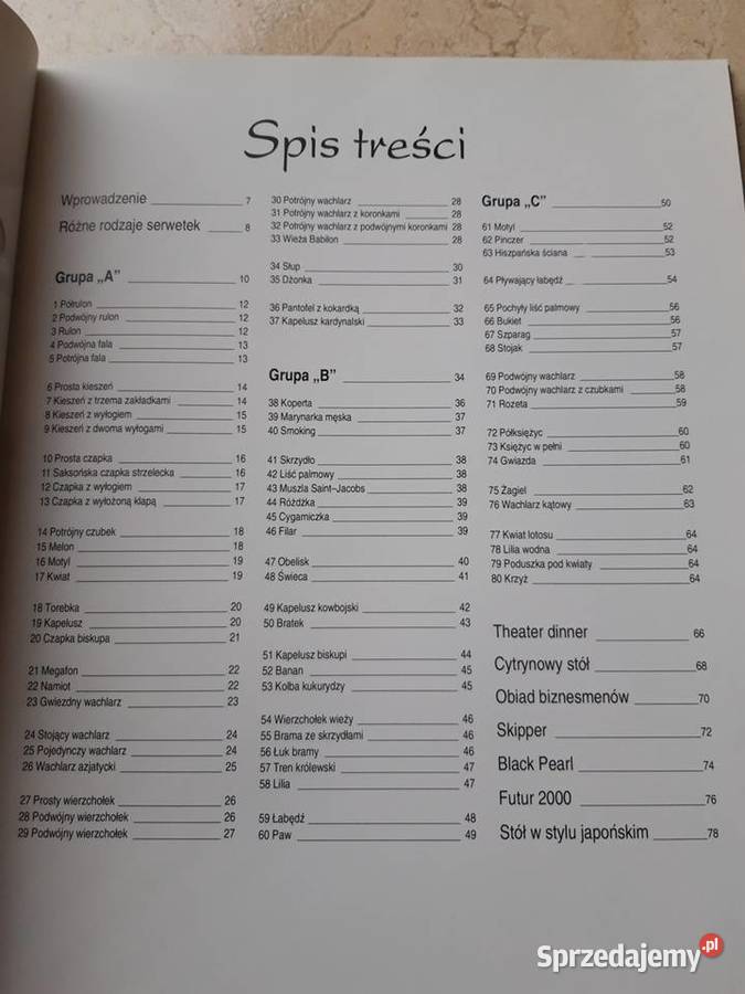 Składanie serwetek 80 pomysłów na pięknie Bielsko-Biała sprzedam