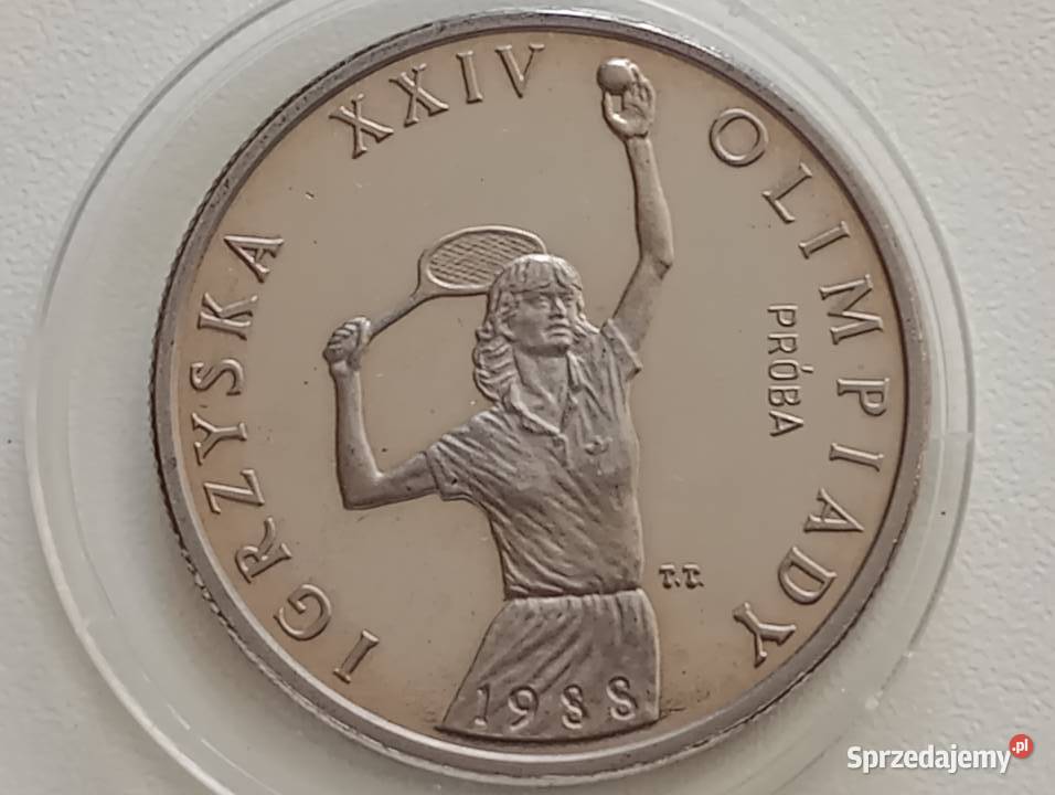 Moneta 200 1987r XXIV Igrzyska olimpijskie Próba Mosina