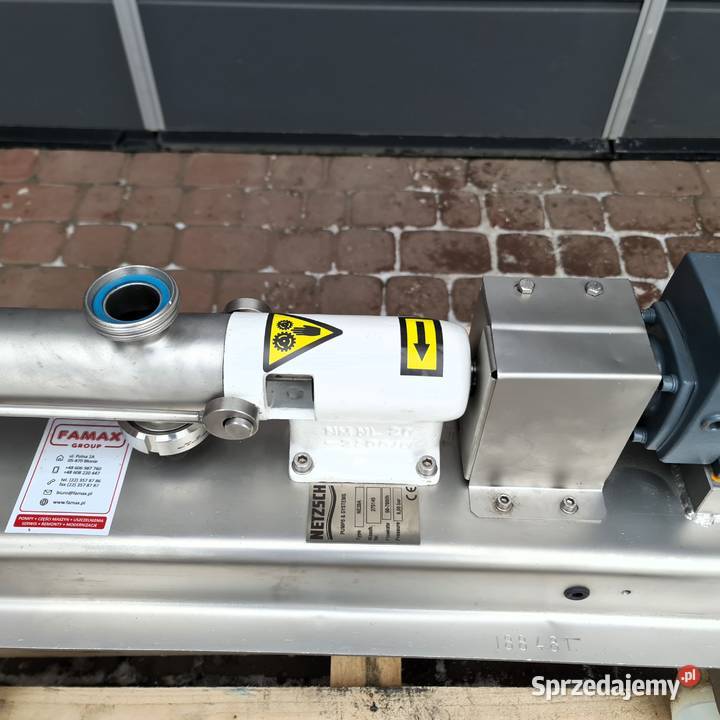 Pompa śrubowa ślimakowa spożywcza Netzsch NE20A Pozostałe