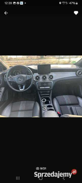 Mercedes CLA 22cdi Automat 2017r Lift 4/5 wielkopolskie Dobrzyca