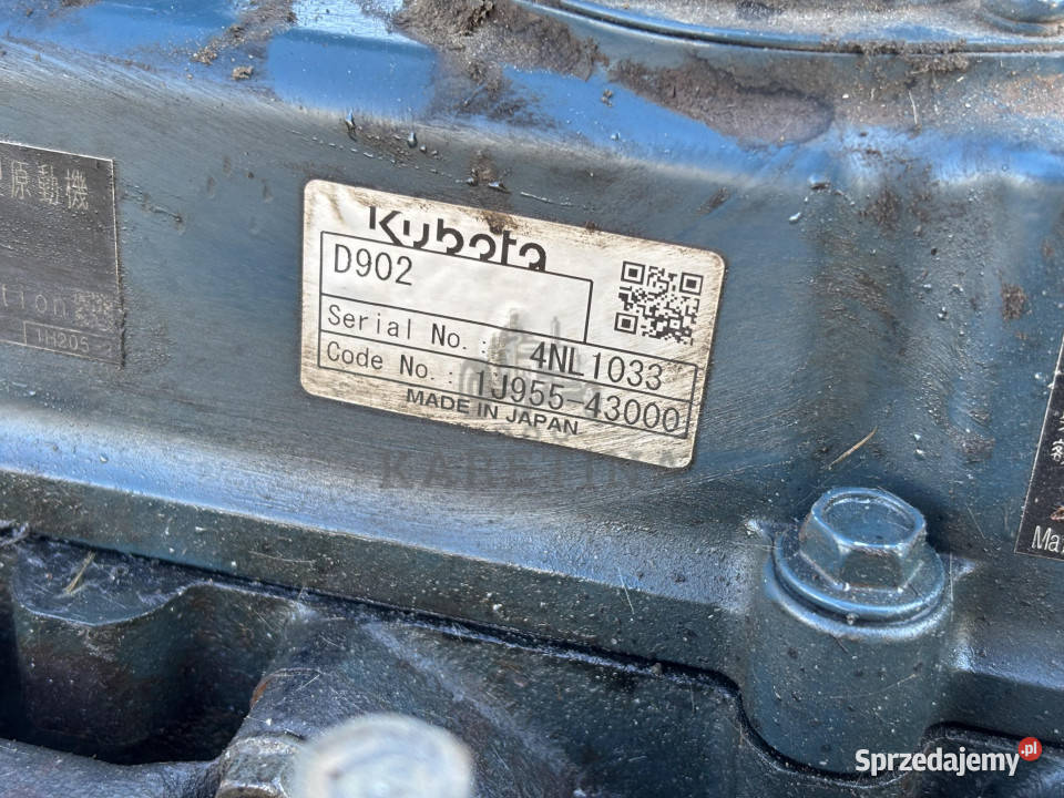 Kubota D902EF01 D902K3A HKBXL898KCB Silnik sprzedam