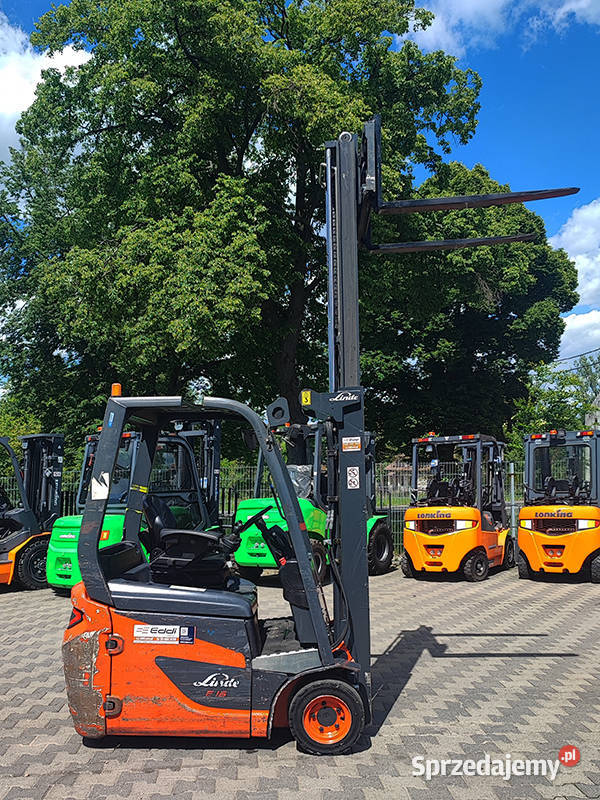 Wózek widłowy elektryczny Linde E16C 16 t 5049 Kęty
