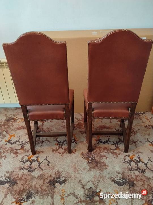 Krzesła antyczne dębowe 2 Gać