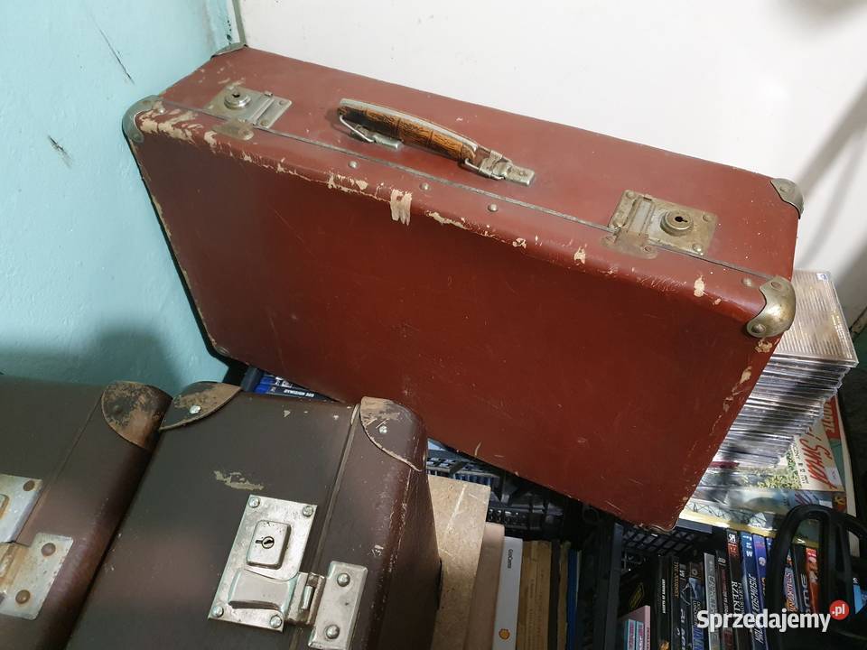 Walizki z PRL zestaw 3 walizek Gdynia sprzedam