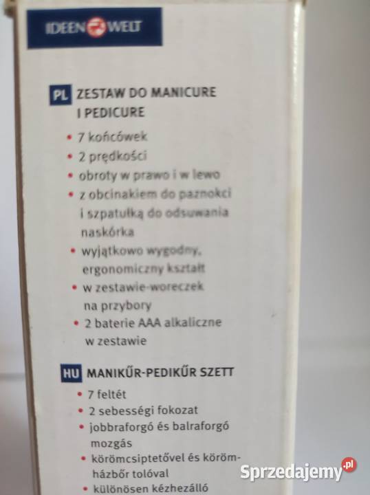 frezarka pilnik zestaw do manicure i pedicure świętokrzyskie Kielce