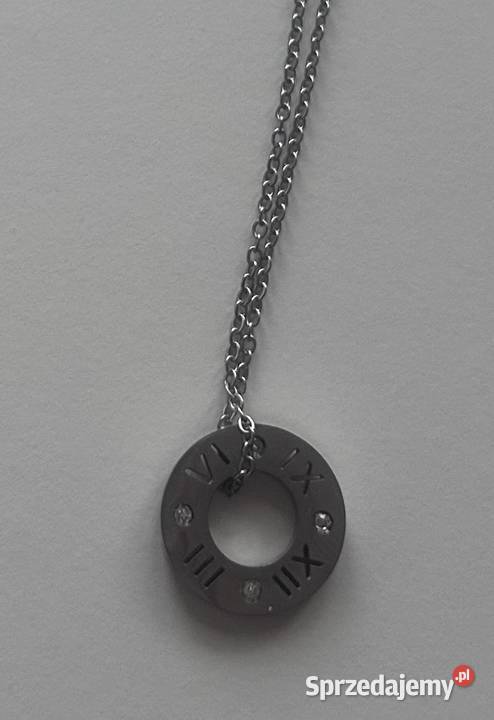 Łańcuszek z zawieszką cyrkonie