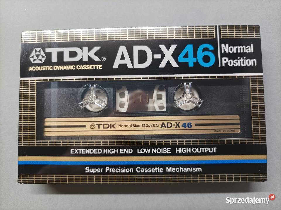 Kaseta TDK AD X 46 1982 r ma rynek Japan Warszawa