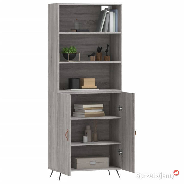 Witrynka szary dąb sonoma 695x34x180 materiał Kredensy i witryny Warszawa