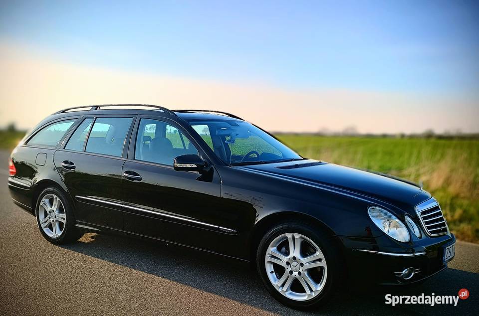 Mercedes W211 Lift 30 V6 Bixenon Skóra Navi Zarejestrowany w Polsce Klasa E Stargard
