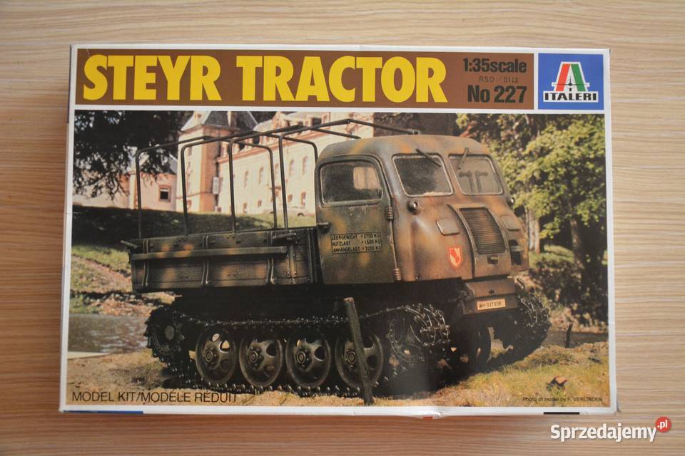 Model Italeri NO 227 Steyr Tractor 135 Kraków