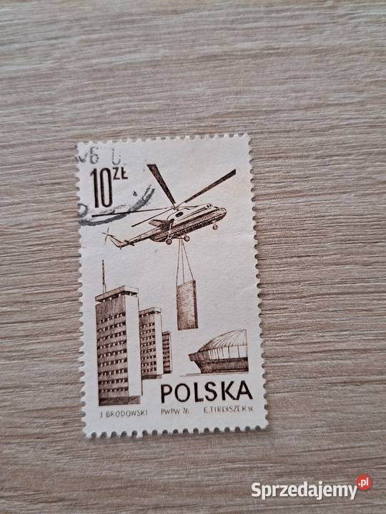 Znaczek Pocztowy Śmigłowiec Transportowy Mi6 Radom