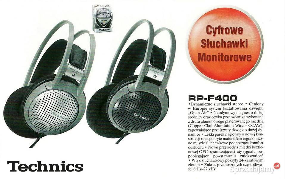 Słuchawki Technics RPF 400