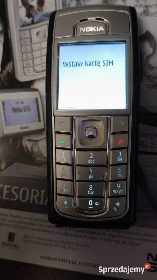Unikat NOWA ORYGINALNA NOKIA 6230i BLACK Gliwice