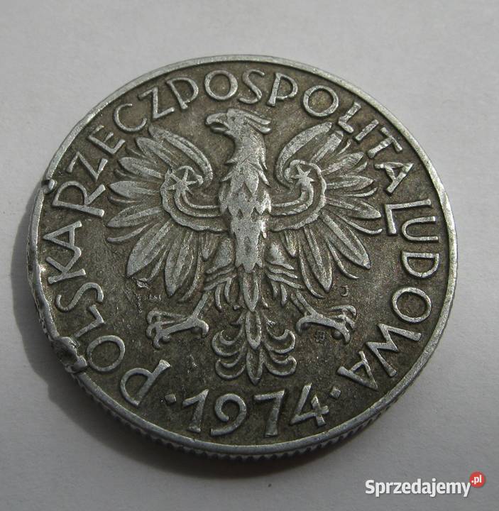 5 złotych 1974 rybak inne Patrz opis śląskie Dąbrowa Górnicza