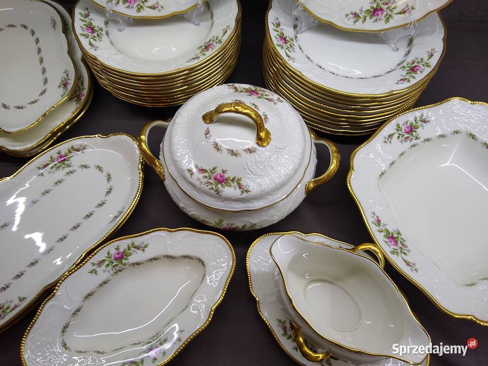 Serwis obiadowy Rosenthal Sanssouci Moosrose 12 wielkopolskie sprzedam