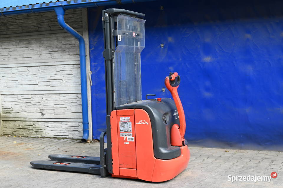 Paleciak elektryczny Linde L16 430 1600 Triplex elektryczny śląskie