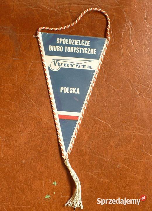 stary proporczyk SBT Turysta Warszawa Polska Suwałki