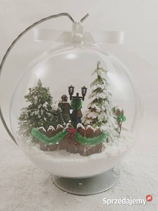 Bombka 3d śr 15 kolędnicy dekoracja świąteczna Trzebnica sprzedam