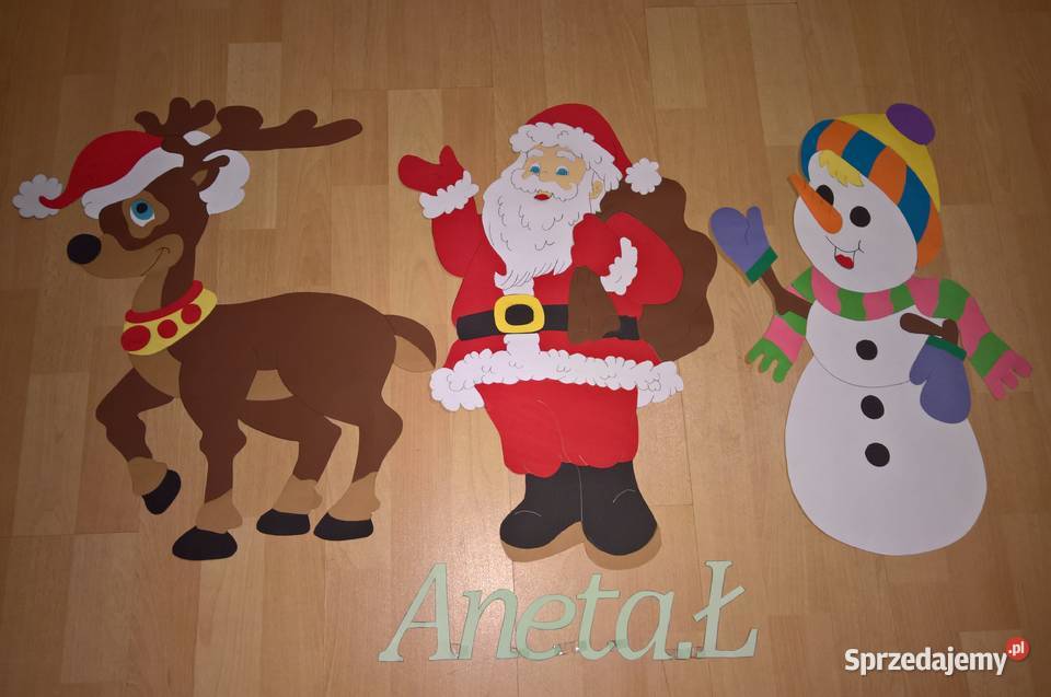 Dekoracje na Mikołajki z brystolu 504 102 444