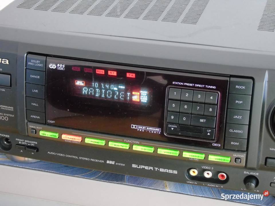 Wzmacniacz z radiem Aiwa AVX100 mocny i sprawny sprzedam