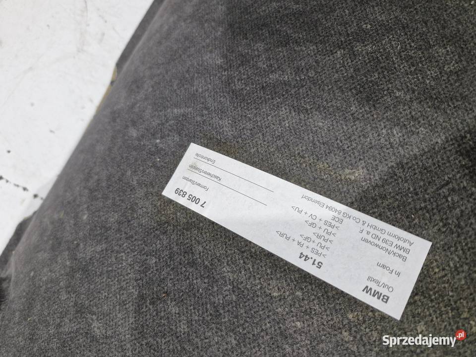 7005839 BMW E39 SEDAN PODSUFITKA SZARA ORYGINAŁ sprzedam