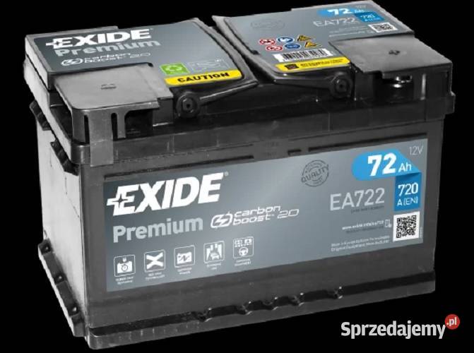 Akumulator Exide Premium 72Ah 720A akumulatory warmińsko-mazurskie Olsztyn