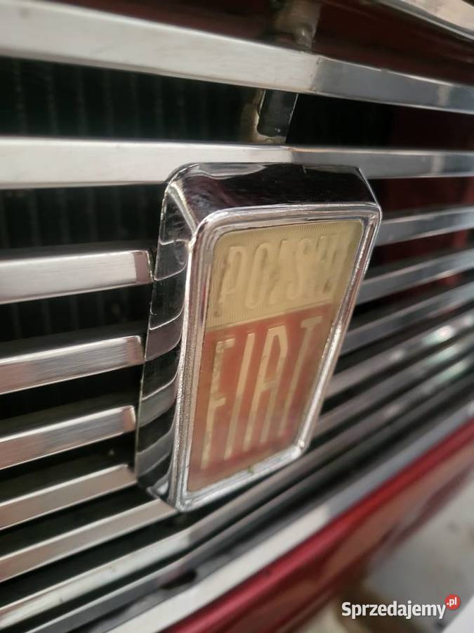 Znaczek fiat 125p Gierzwałd