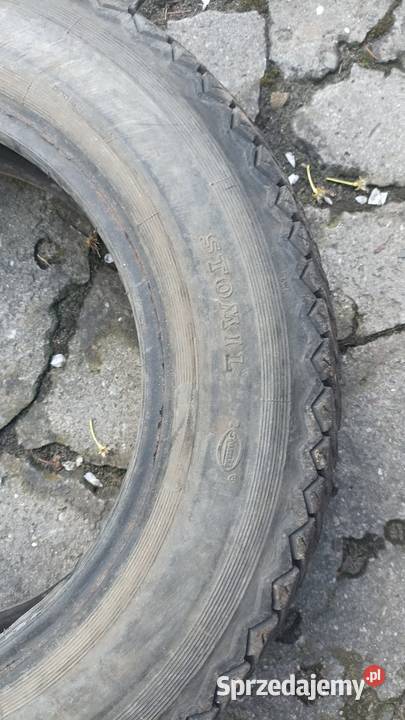 Opona Syrena retro klasyk zabytek opony Stomil 155 Wojkowice