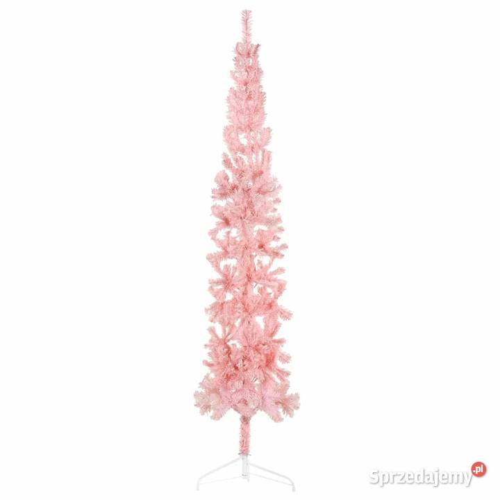 vidaXL Smukła choinka połówka ze stojakiem mazowieckie Warszawa