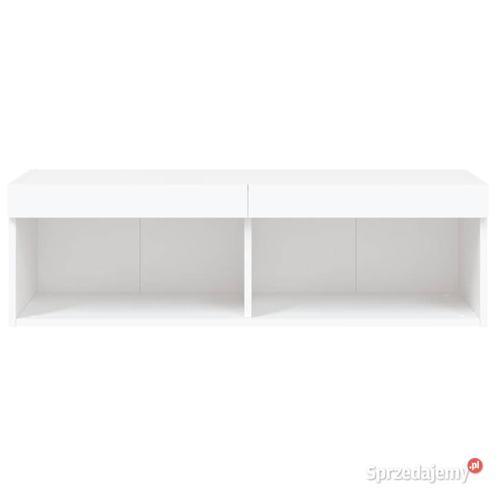Szafka TV z oświetleniem LED biała 100x30x30 Warszawa