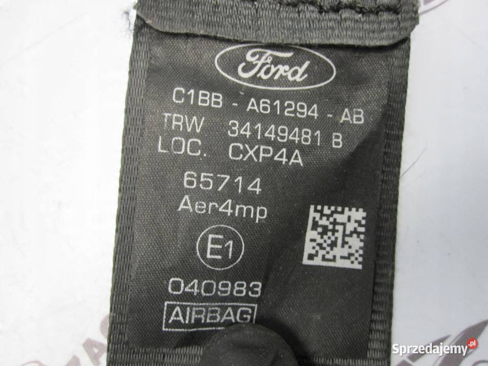 FORD FIESTA MK7 VII LIFT 13r pas bezpieczeństwa świętokrzyskie