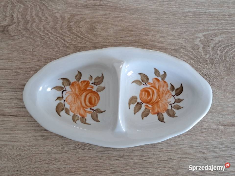 Stary Porcelanowy przyprawnik Ćmielów z czasów Radom