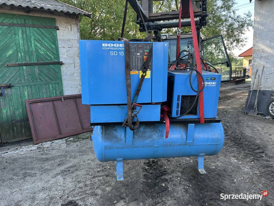 Kompresor śrubowy boge sd15 z oszuszaczem Pińczów